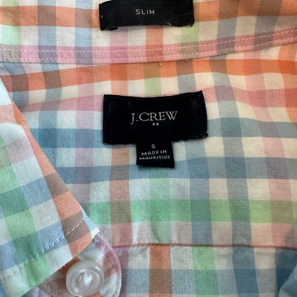 JCREW Men’s Small Multicolor Button Down - Picture 2 of 2